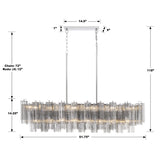 Crystorama Crystorama Addis 14 Light Polished Chrome Chandelier