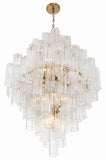 Crystorama Crystorama Addis 20 Light Aged Brass Chandelier