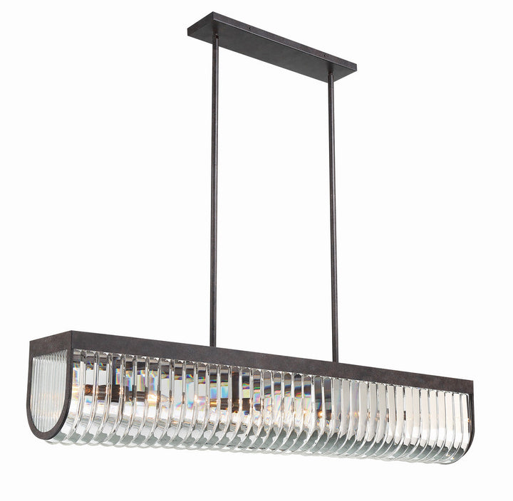 Crystorama Crystorama Alister 6 Light Charcoal Bronze Chandelier