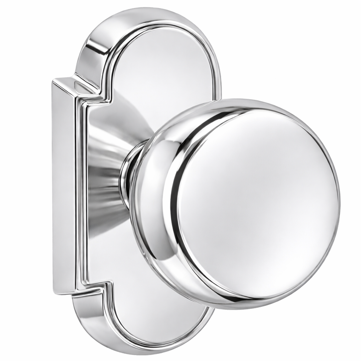 Magnifique® Arched Door Set with Brass Round Knobs (Several Finishes Available)