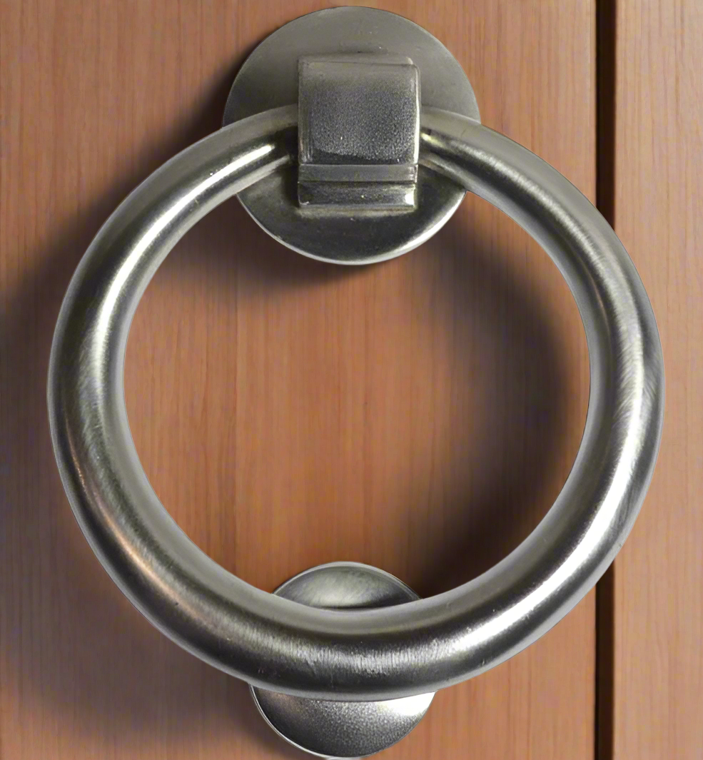 COPPER MOUNTAIN HARDWARE 5 1/2" Solid Brass Traditional Ring Door Knocker in Several Finishes