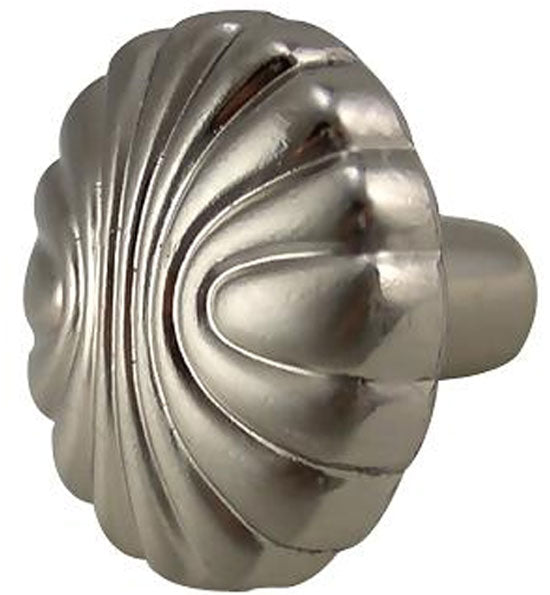COPPER MOUNTAIN HARDWARE Satin Nickel Round Seashell Cabinet & Furniture Knob