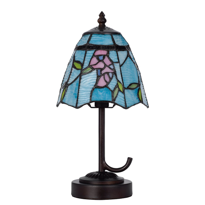 40W METAL/RESIN TIFFANY ACCENT LAMP WITH INLINE SWITCH Cal Lighting