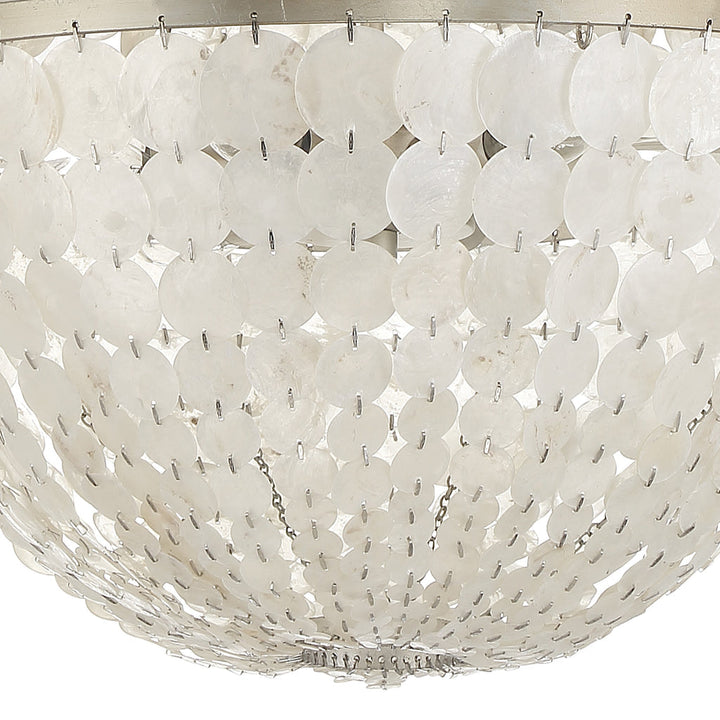 Crystorama Crystorama Brielle 6 Light Antique Silver Chandelier