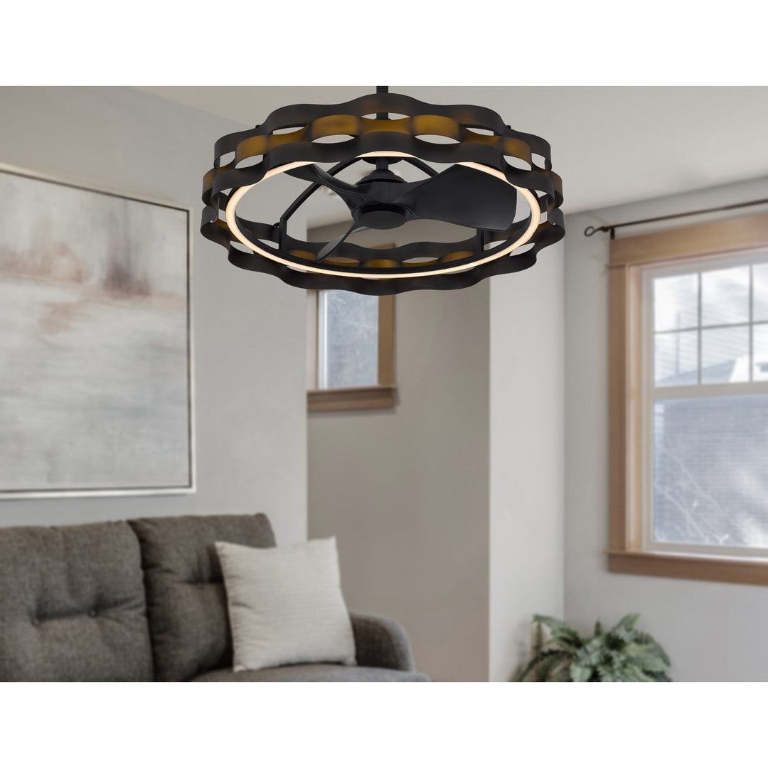 Ultra Quiet 6 Speed Dimmable Arroyo Ceiling Fan Cal Lighting