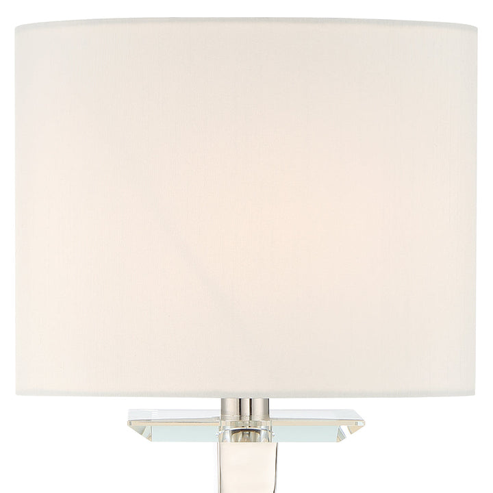 Crystorama Crystorama Clifton 1 Light Polished Nickel Sconce