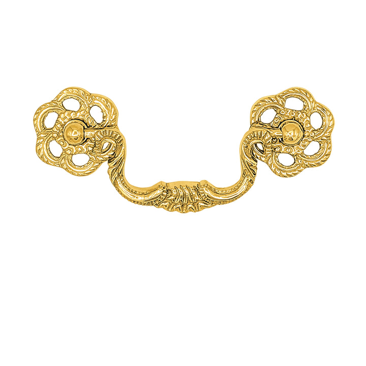 4 1/2 Inch Overall (3 Inch C-C) Roped Victorian Bail Pull (Several Finishes Available)