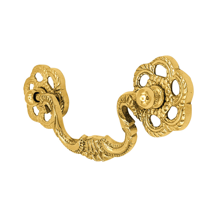 4 1/2 Inch Overall (3 Inch C-C) Roped Victorian Bail Pull (Several Finishes Available)