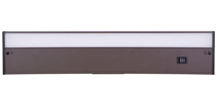 ##Antique Hardware## 18" Under Cabinet LED Light Bar in Bronze