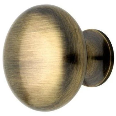 1 1/4 inch Round Brass Cabinet Knob COPPER MOUNTAIN HARDWARE
