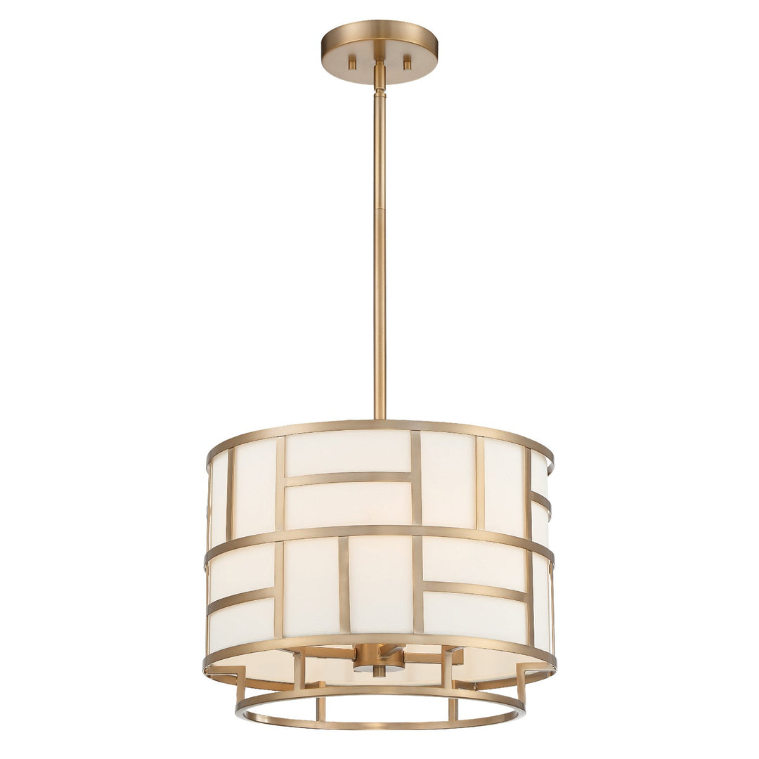 Crystorama Crystorama Libby Langdon Danielson 4 Light Vibrant Gold Mini Chandelier