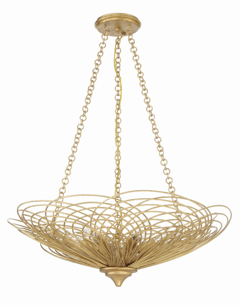Crystorama Crystorama Doral 6 Light Renaissance Gold Chandelier