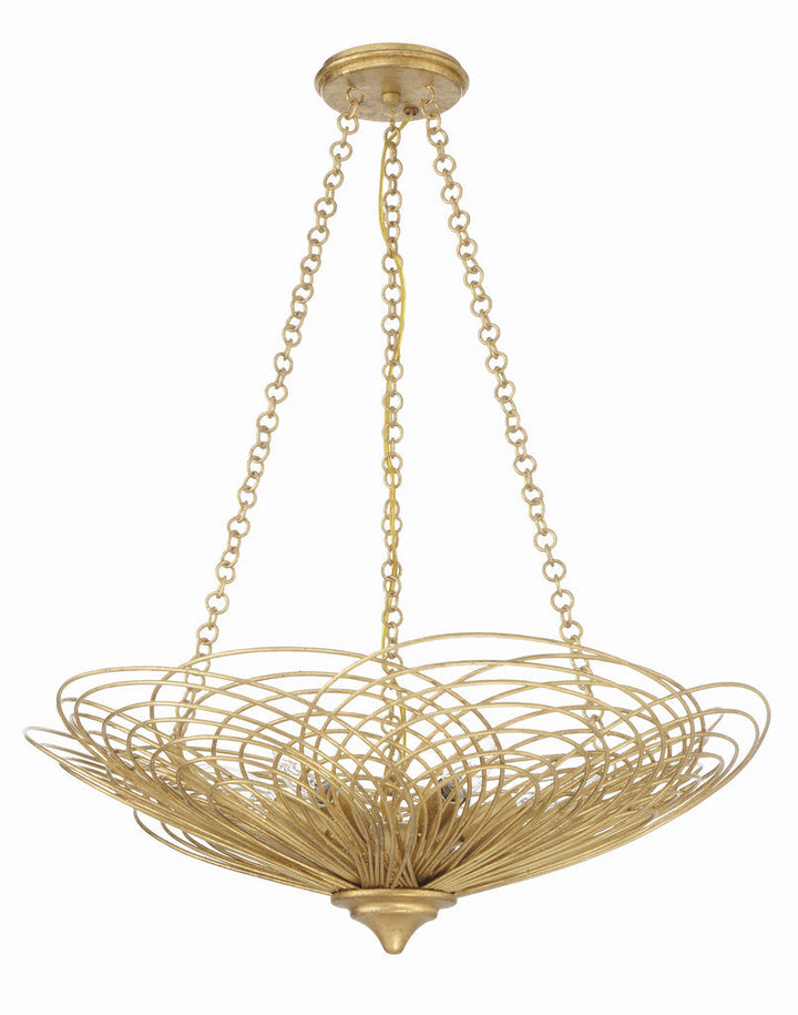 Crystorama Crystorama Doral 6 Light Renaissance Gold Chandelier