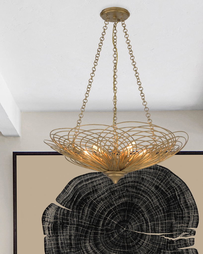 Crystorama Crystorama Doral 6 Light Renaissance Gold Chandelier