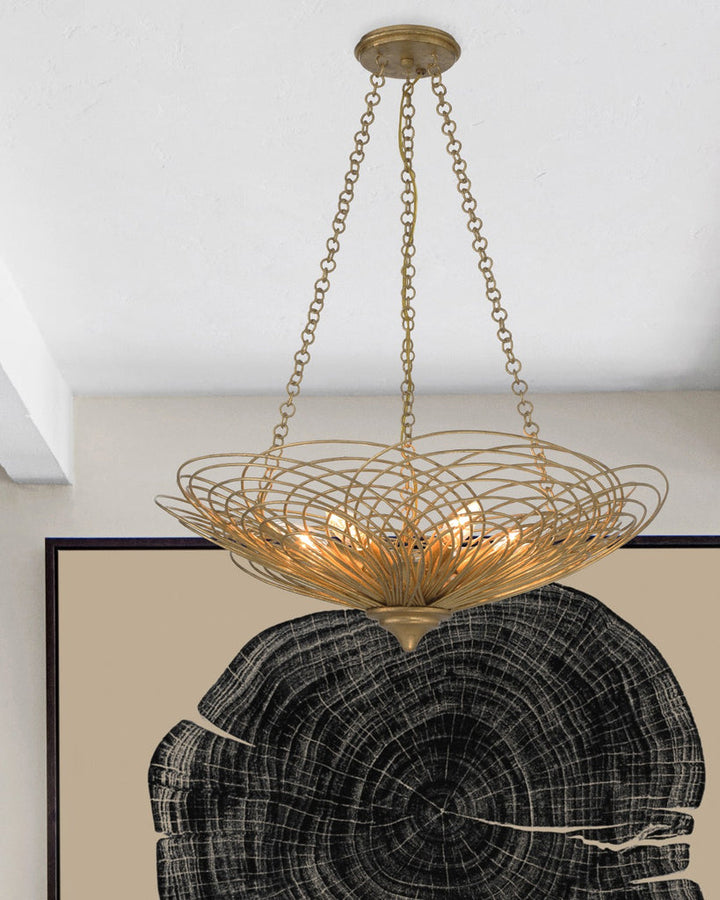 Crystorama Crystorama Doral 6 Light Renaissance Gold Chandelier