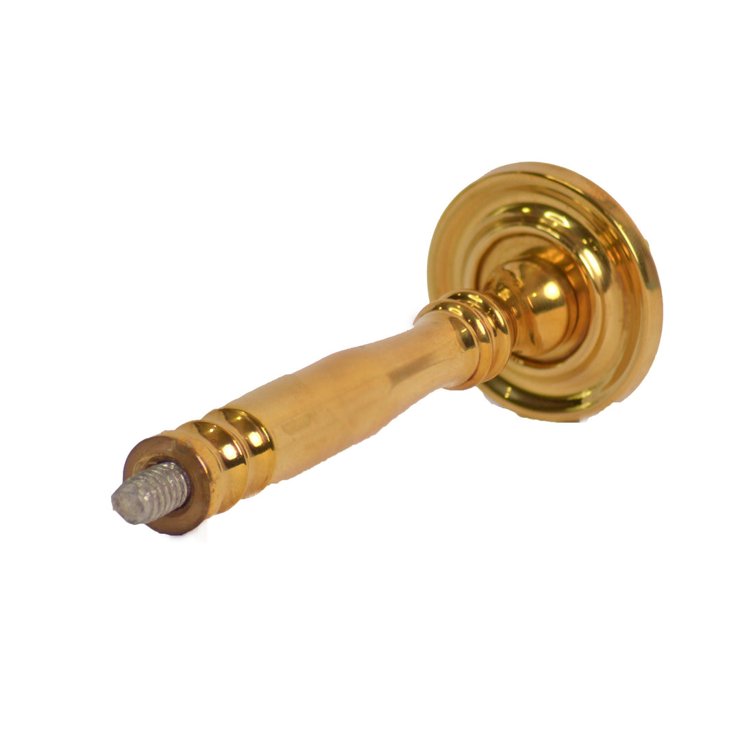 3 1/2 Inch Solid Brass Ribbon & Reed Lion Curtain Tie Back (Several Finishes Available) COPPER MOUNTAIN HARDWARE