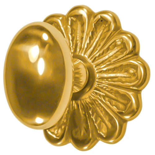 Maltesia Flower Rosette Door Set with Egg Door Knobs (Several Finishes Available)