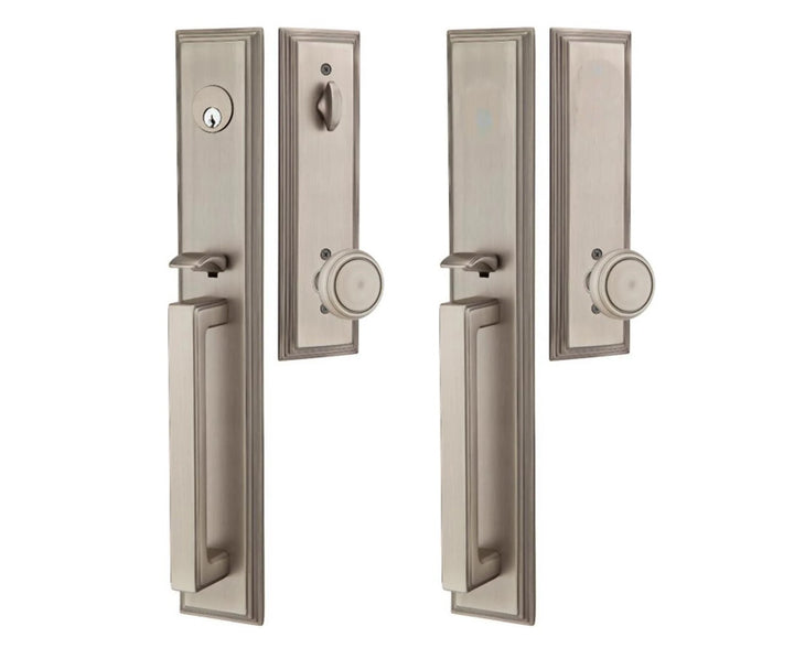 Solid Brass Melrose Style Entryway Set (Several Finishes Available)