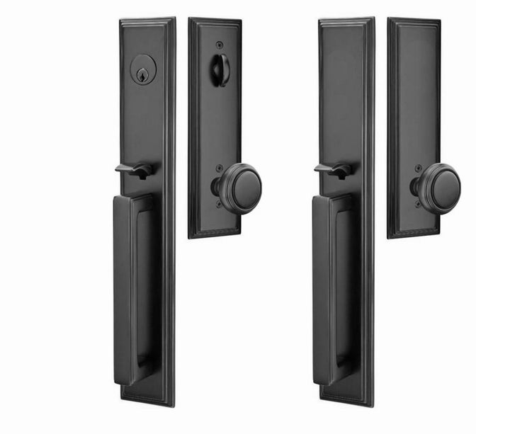 Solid Brass Melrose Style Entryway Set (Several Finishes Available)