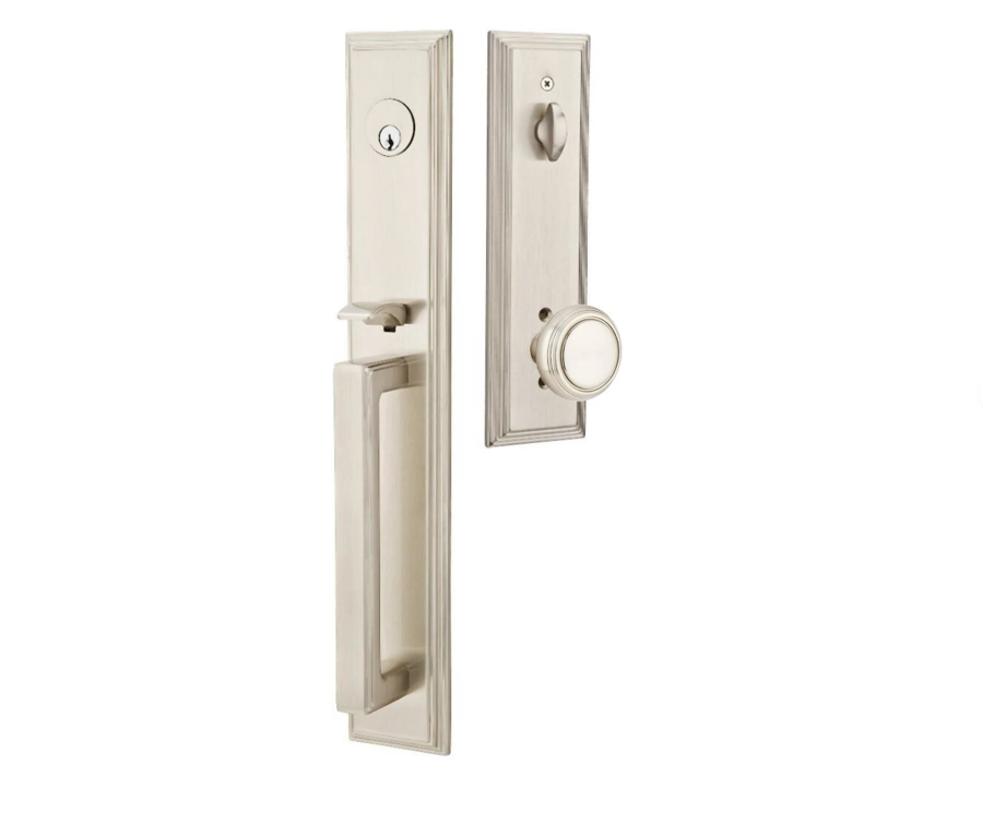 Solid Brass Melrose Style Entryway Set (Several Finishes Available)