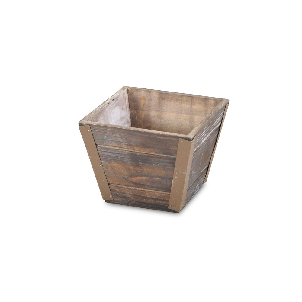 Seren Tapered Square Wood Pot CHEUNGS