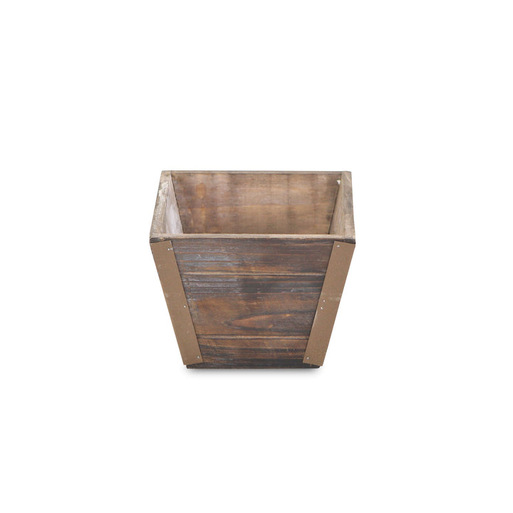 Seren Tapered Square Wood Pot CHEUNGS