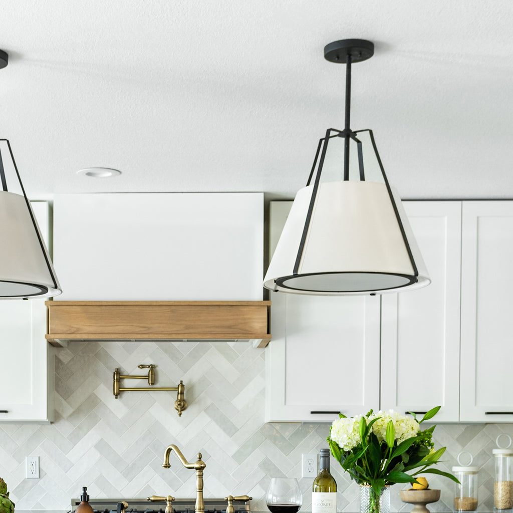 Crystorama Crystorama Fulton 3 Light Black Chandelier