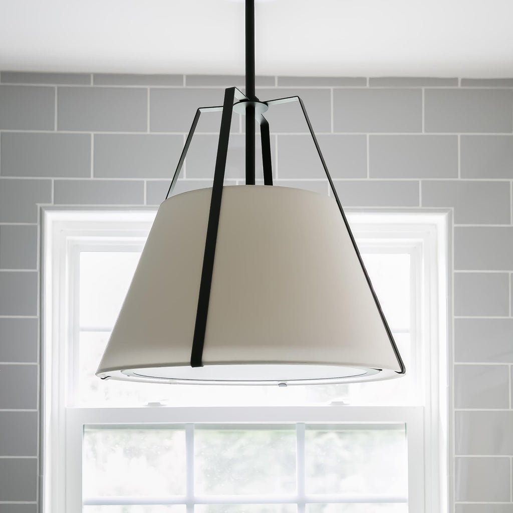 Crystorama Crystorama Fulton 3 Light Black Chandelier