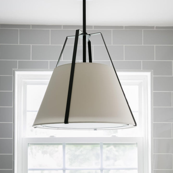 Crystorama Crystorama Fulton 3 Light Black Chandelier