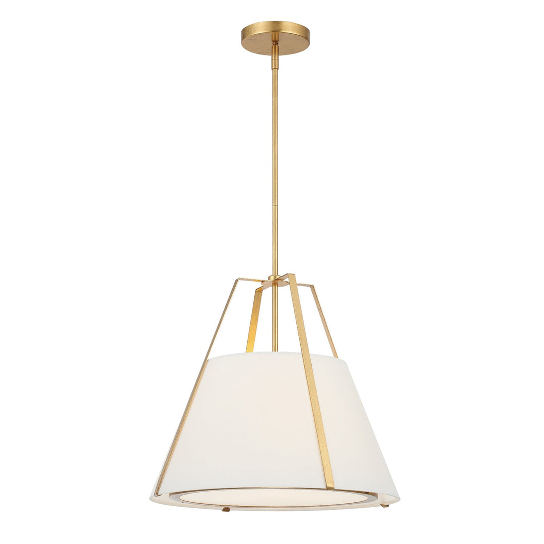 Crystorama Crystorama Fulton 3 Light Antique Gold Chandelier
