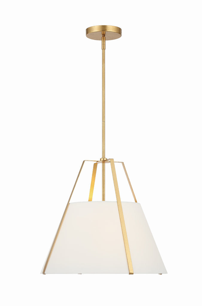 Crystorama Crystorama Fulton 3 Light Antique Gold Chandelier
