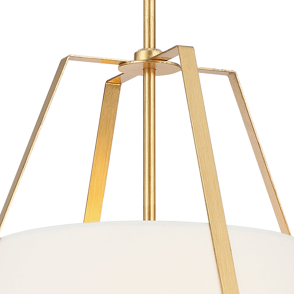 Crystorama Crystorama Fulton 3 Light Antique Gold Chandelier