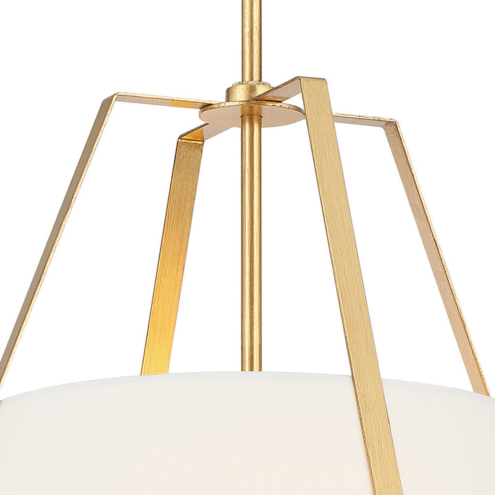 Crystorama Crystorama Fulton 3 Light Antique Gold Chandelier