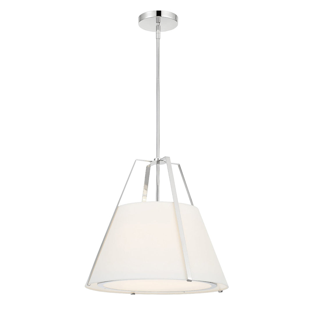 Crystorama Crystorama Fulton 3 Light Polished Nickel Chandelier