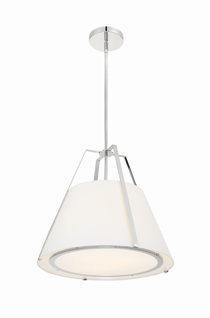 Crystorama Crystorama Fulton 3 Light Polished Nickel Chandelier