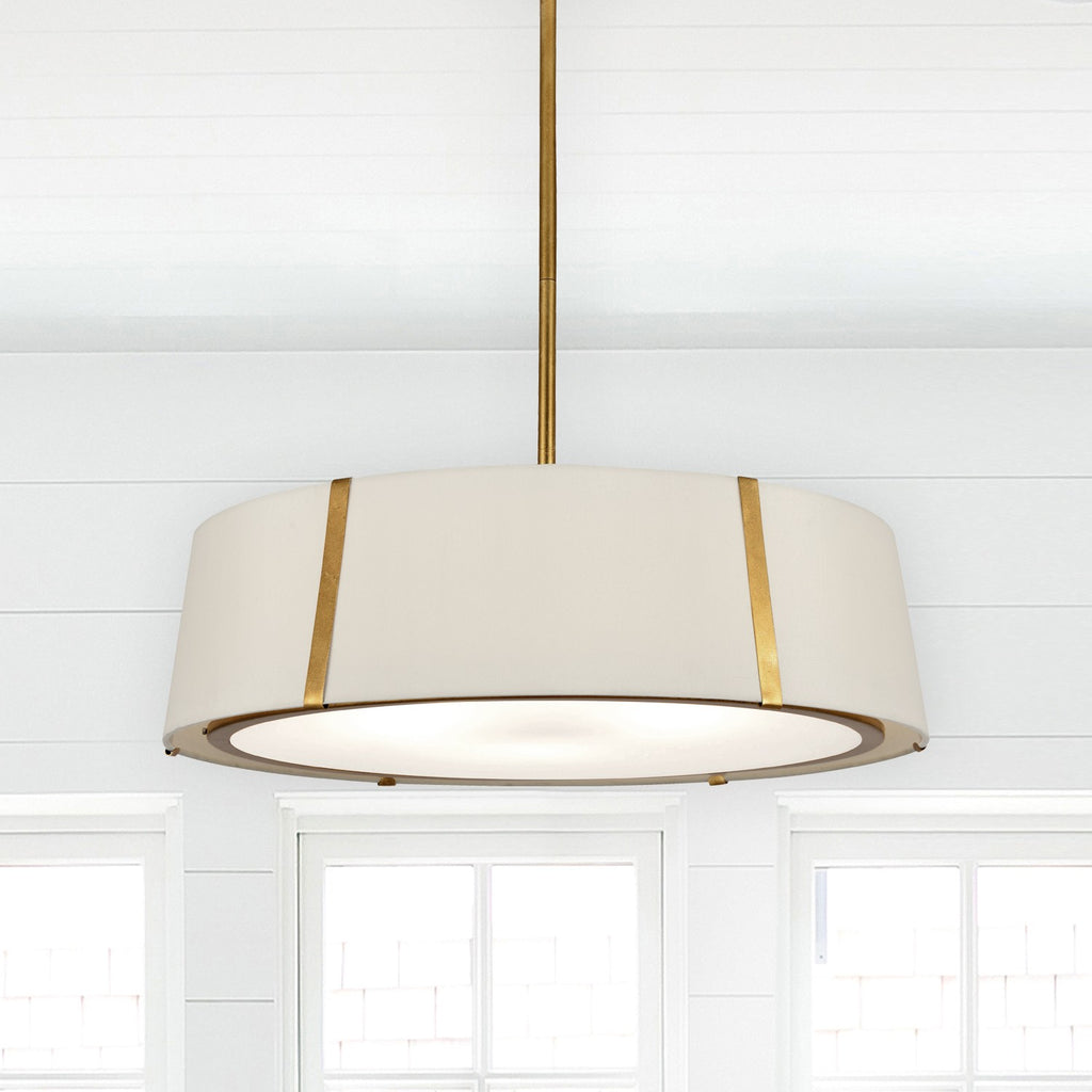 Crystorama Crystorama Fulton 6 Light Antique Gold Chandelier