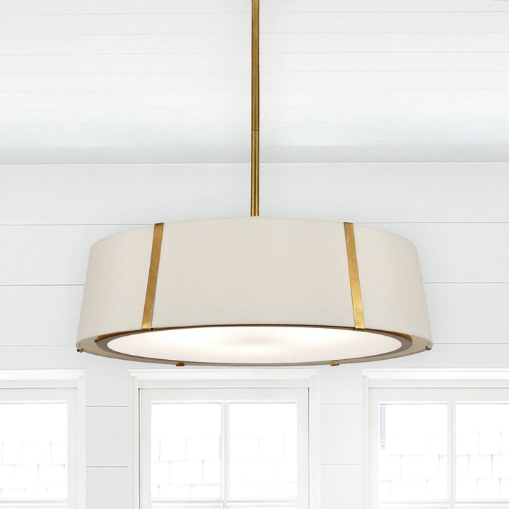 Crystorama Crystorama Fulton 6 Light Antique Gold Chandelier