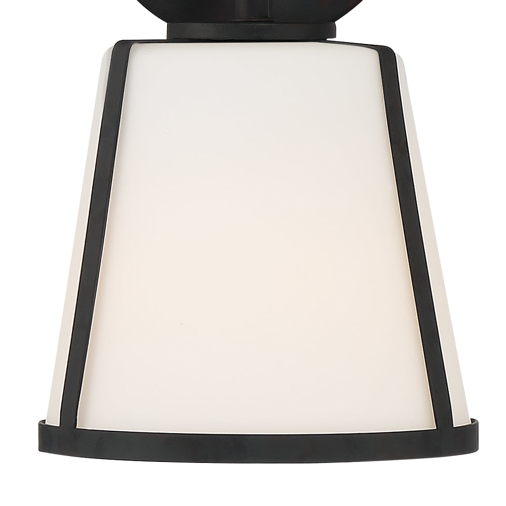 Crystorama Crystorama Fulton 1 Light Black Bathroom Vanity