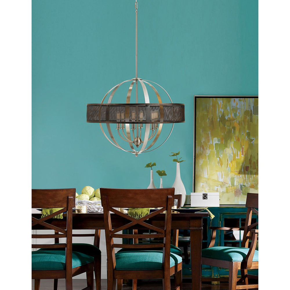 60W X 6 WILLOW CHANDELIER (EDISON BULBS NOT INCLUDED) Cal Lighting