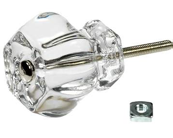 COPPER MOUNTAIN HARDWARE Authentic Depression Glass Cabinet or Furniture Knobs - Several Colors