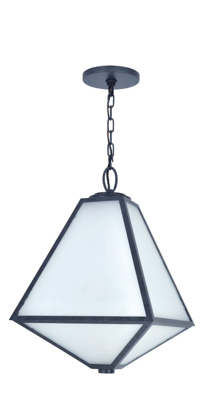 Brian Patrick Flynn Glacier 3 Light Black Charcoal Outdoor Pendant Crystorama