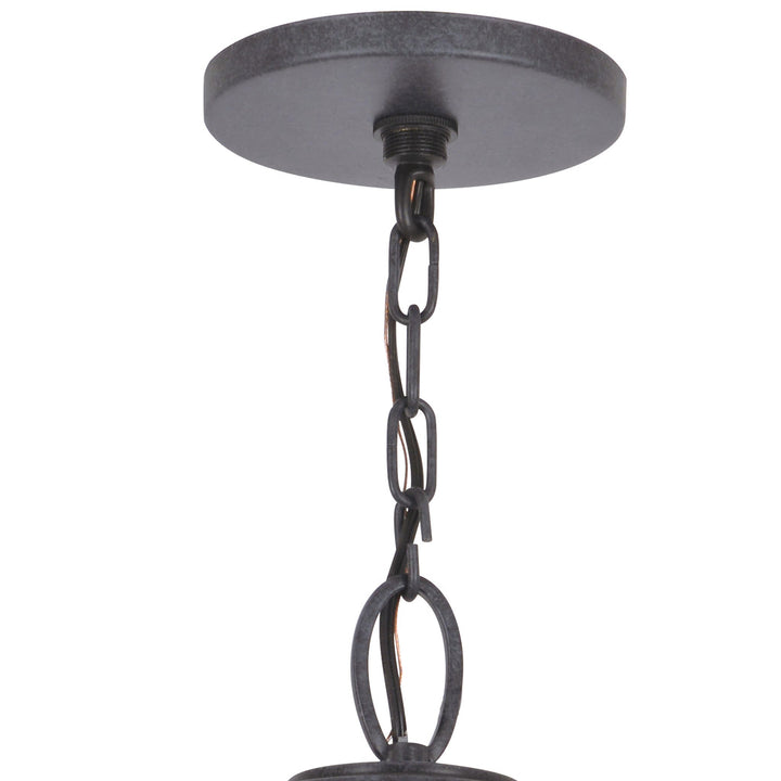 Brian Patrick Flynn Glacier 3 Light Black Charcoal Outdoor Pendant Crystorama