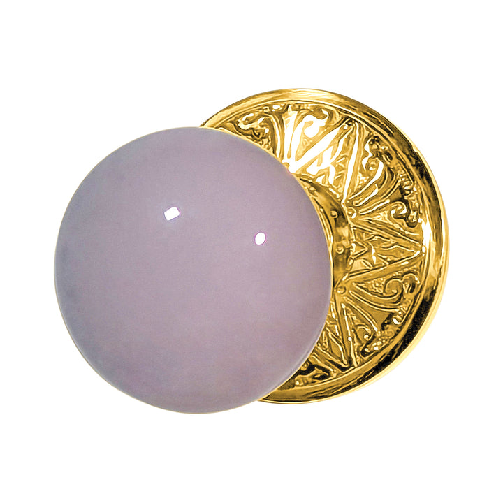 Lancaster Door Set With Grey Porcelain Knob