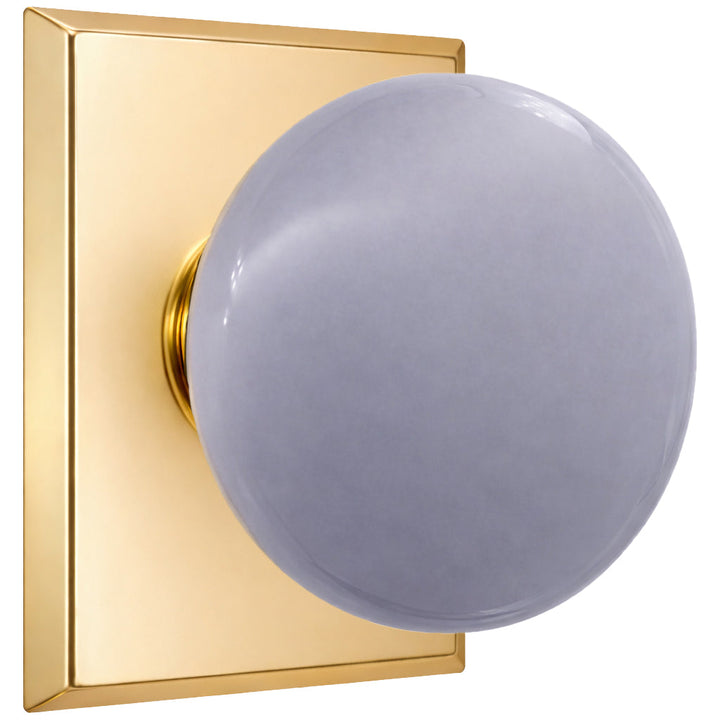 Magnifique® Rectangular Door Set with Gray Porcelain Knobs (Several Finishes Available)