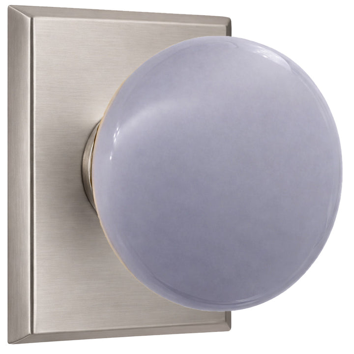 Magnifique® Rectangular Door Set with Gray Porcelain Knobs (Several Finishes Available)