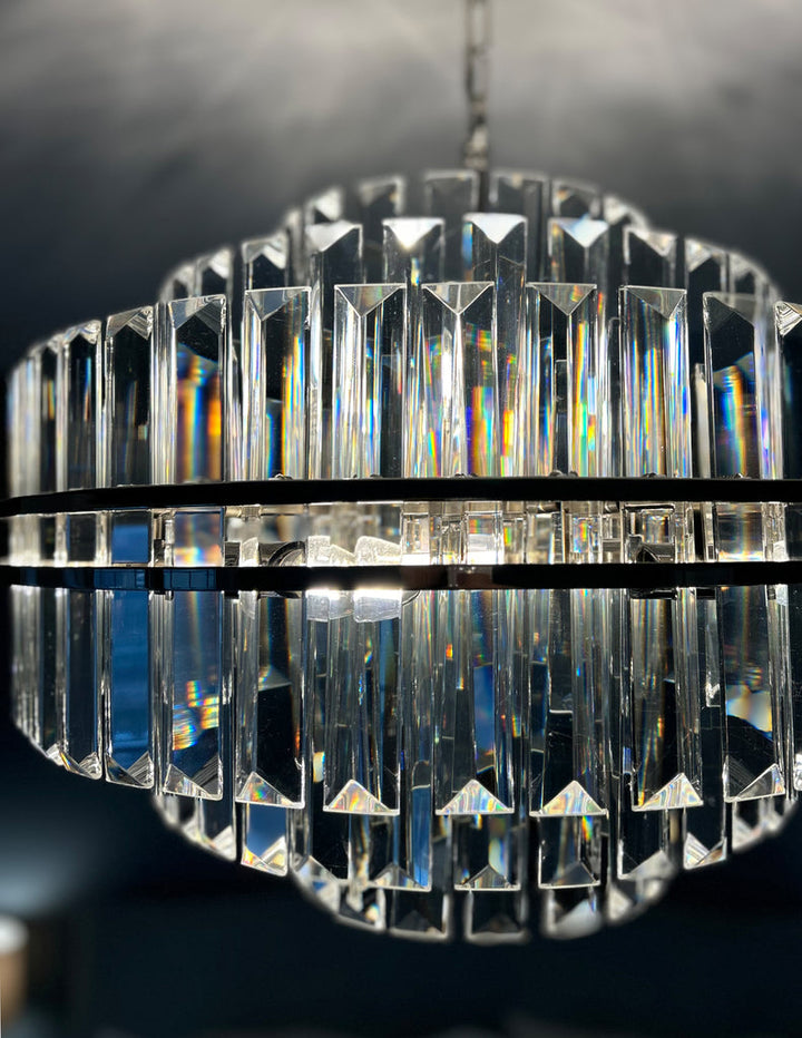 Crystorama Crystorama Hayes 12 Light Polished Nickel Chandelier