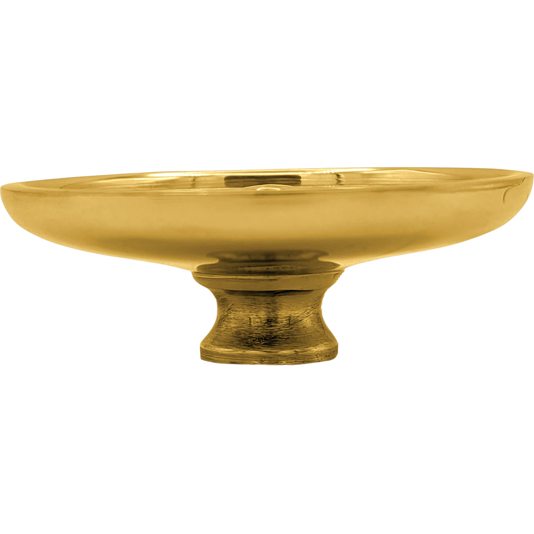 2 5/8 Inch Modern Brass Round Disc Cabinet & Furniture Knob