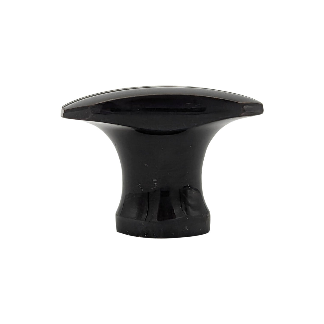 Brass Art Deco Style Rectangular Art Deco Style Lined Knob for Cabinets & Furniture COPPER MOUNTAIN HARDWARE