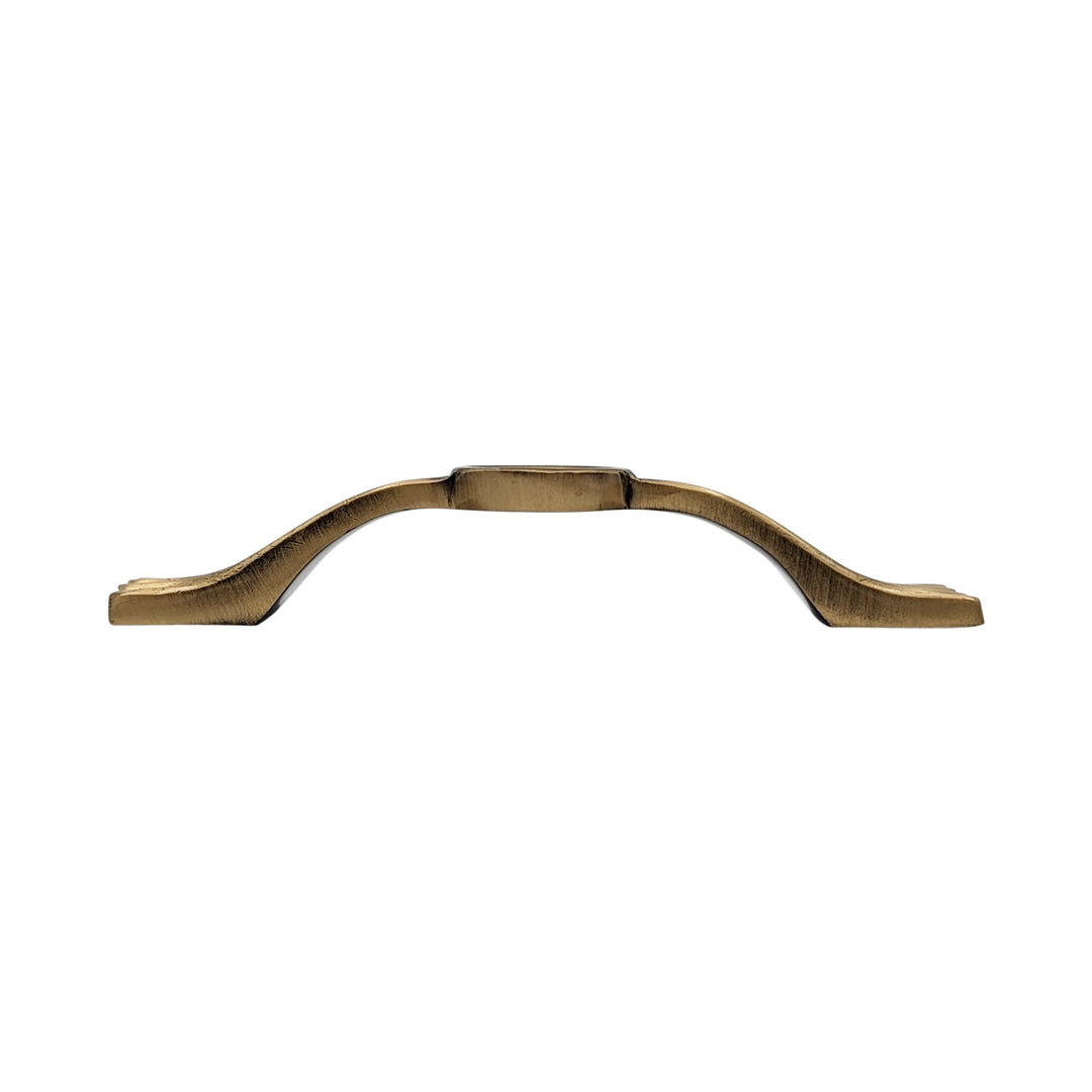 4 3/8 Inch Overall (3 1/4 Inch c-c) Solid Brass Hammered Drawer Pull COPPER MOUNTAIN HARDWARE