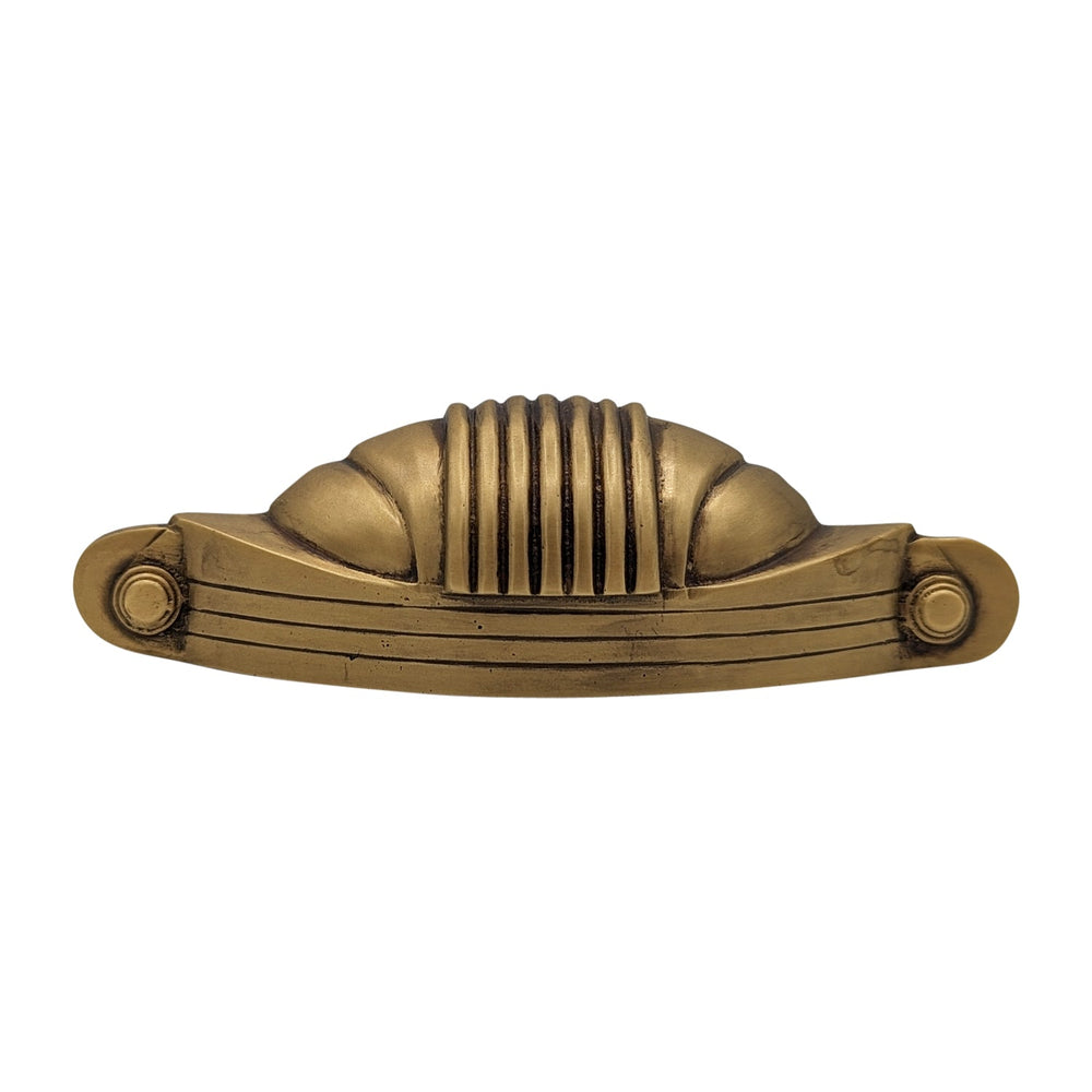 5 Inch Overall (4 Inch c-c) Solid Brass Marquee Pull COPPER MOUNTAIN HARDWARE